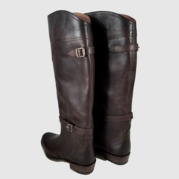 FRYE Durado Lug Leather Knee High
Riding Boots, brown - Picture 3 of 11